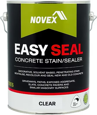 Novex Easy Seal Clear concrete stain/sealer container