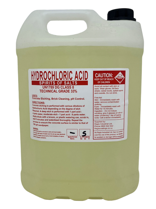 Hydrocloric Acid container