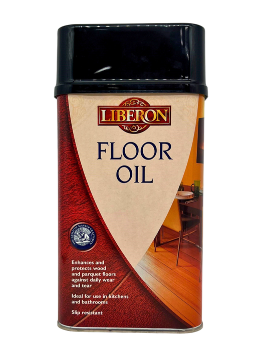 A can of Liberon Floor Oil.