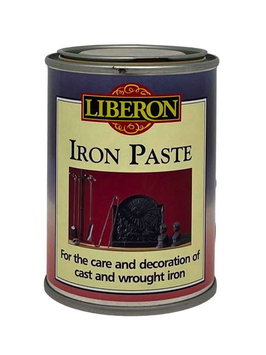 A can of Liberon Iron Paste for the care and decoration of cast and wrought iron.