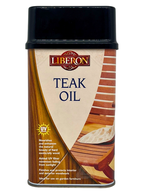 A can of Liberon Teak Oil