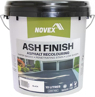 Novex Ash Finish asphalt recoloring product container