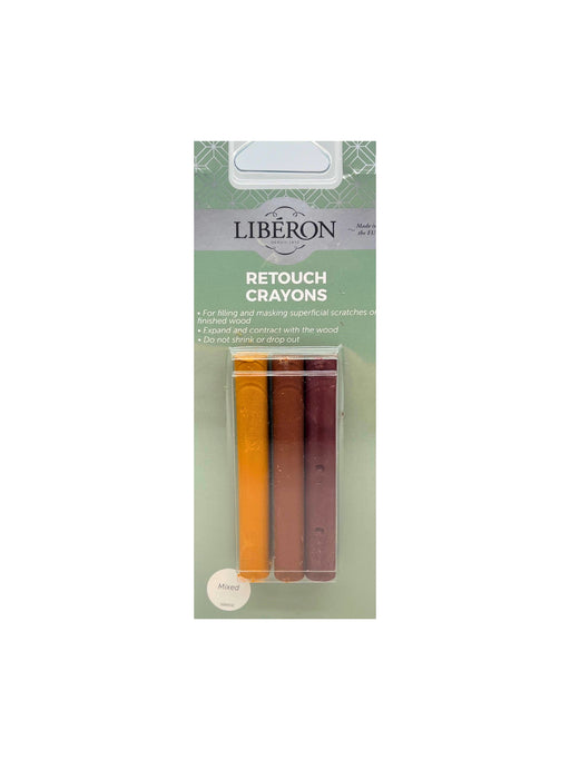 Liberon Retouch Crayons 3 pack [Col:MIXED]