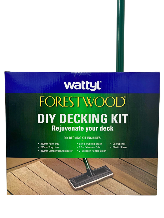 Wattyl Forestwood Decking Oil & Stain Applicator Kit 8 piece