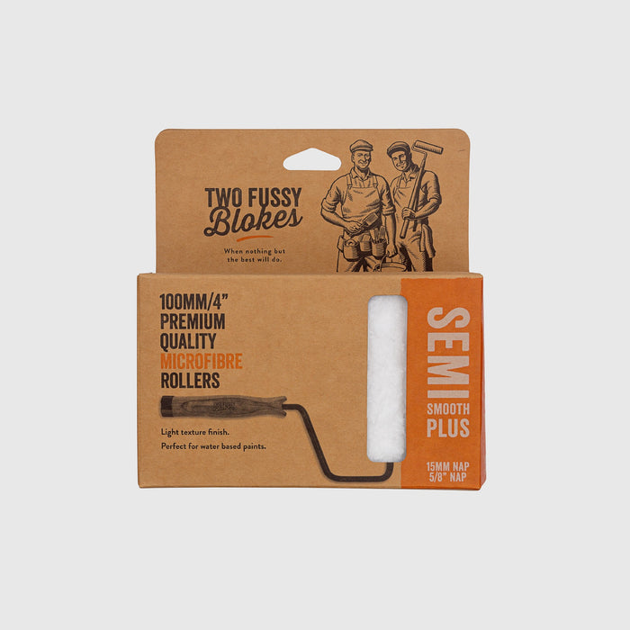 Microfibre Mini Paint Rollers 100 mm [Sz:15mm STY:3 pack]