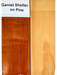Garnet Shellac on pine