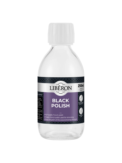250ml Bottle of high quality Black French Polish