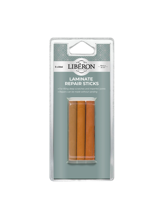 Liberon Laminate Repair Sticks used for laminate flooring repairs