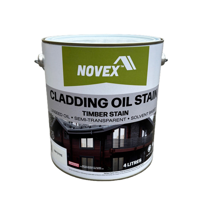 Novex Cladding Oil Stain container on a white background