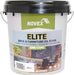 A 10-litre bucket of Novex Elite Deck & Furniture Oil Stain in the color KWILA