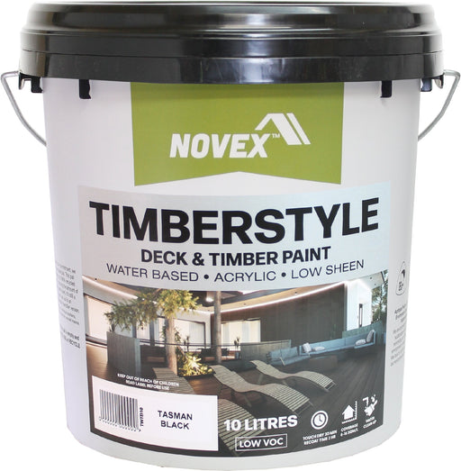 10L pail of water based Novex Timberstyle Deck & Timber Paint