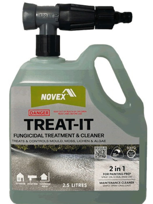 2.5L Hose Dispenser of Novex Treat-It Fungicidal Treatment and Cleaner