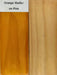 Orange Shellac on pine