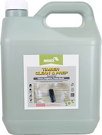 4L container of Timber Clean & Prep for deck cleaning